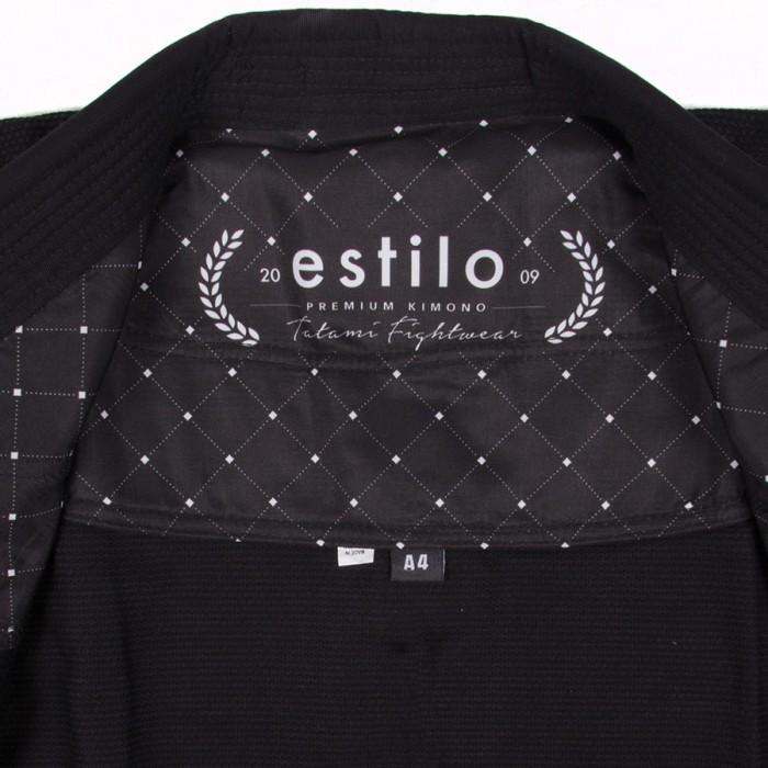 Tatami Fightwear Estilo 6.0 Kimono JJB - Negro/Negro