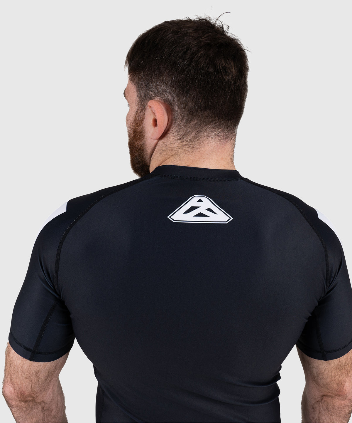 Rashguard À Manches Courtes Scramble Ranked - Noir/Blanc