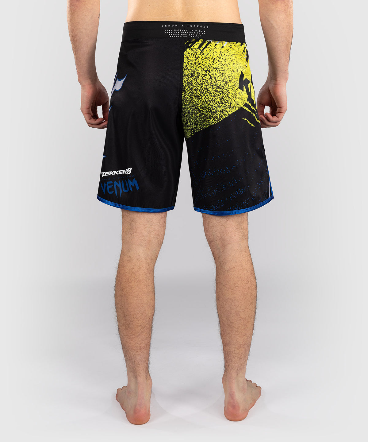 Venum x TEKKEN 8 Pantaloncini da Combattimento - King - Nero/Giallo