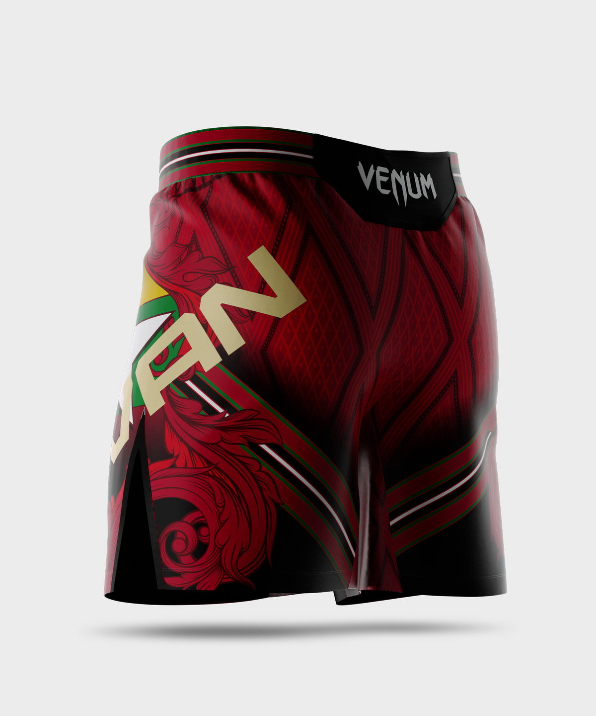 UFC Adrenaline Unrivaled by Venum Pantaloncini da combattimento uomo vestibilità corta Josh Van - Rosso