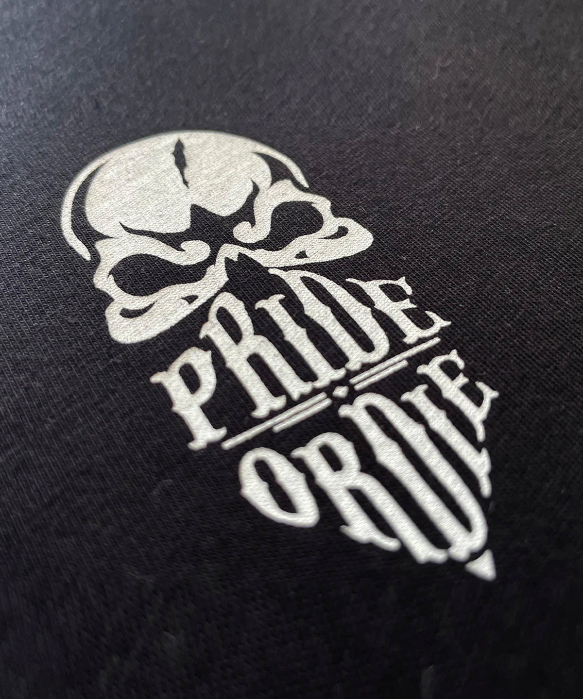 T-Shirt Pride Or Die Reckless Black & White V.2 - Noir
