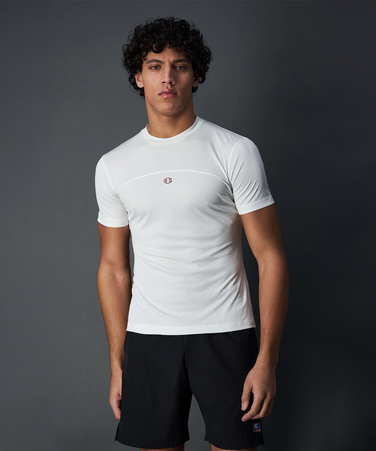 T-shirt Champion Quick-Drying Réfléchissant - Blanc