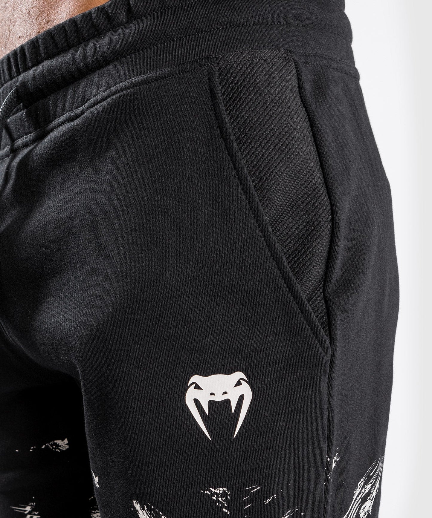Venum Authentic Fight Week 2.0 UFC-Baumwollshorts - Schwarz/Sand