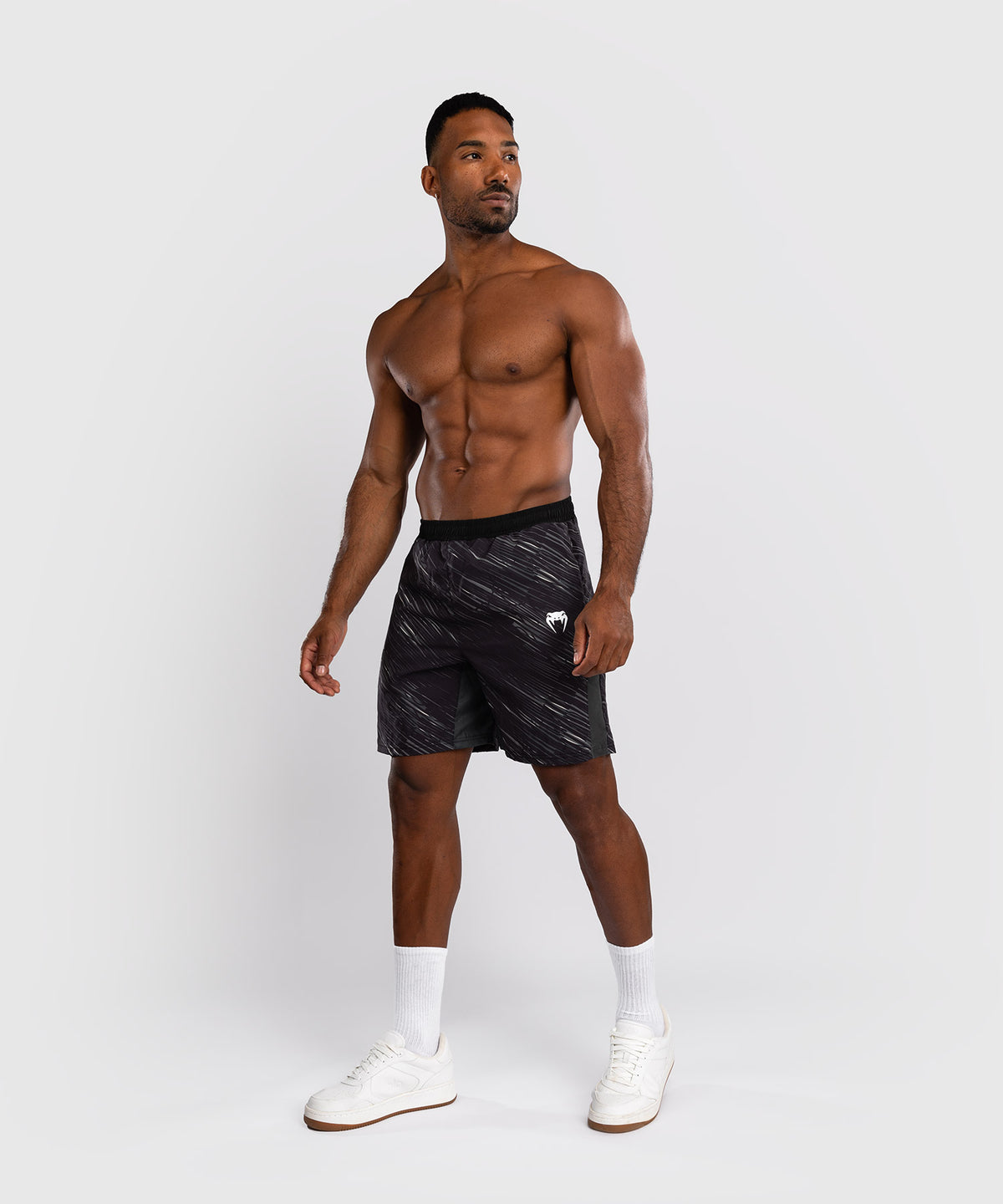 Venum Rapid Pantalones Cortos de Entrenamiento - Negro/Gris Tormenta