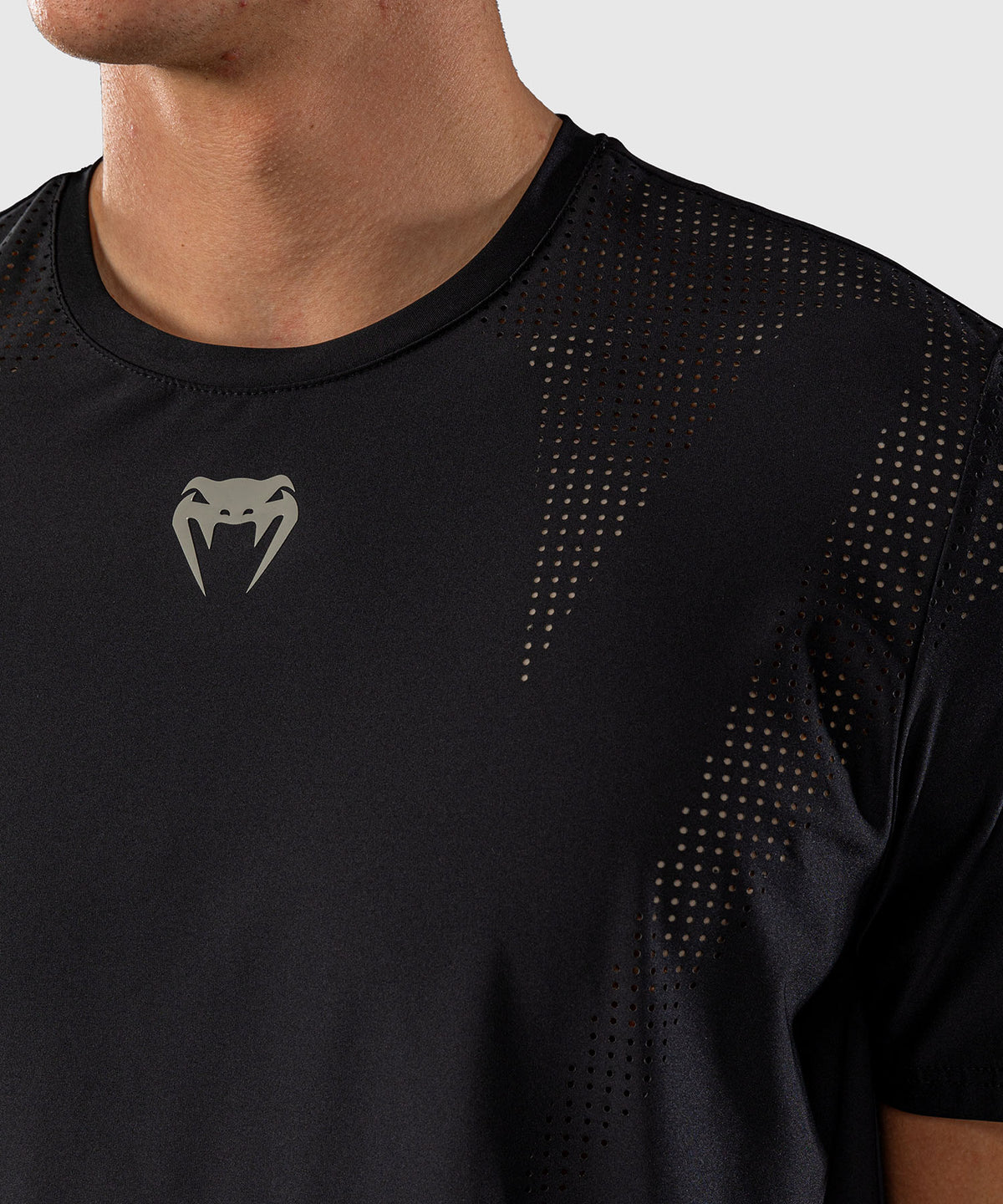 Venum Lazer Dry-Tech-T-Shirt - Schwarz/Grau
