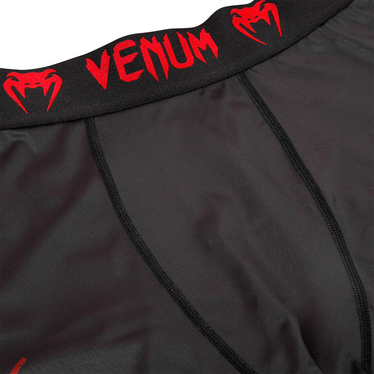 Pantalon de Compression Venum Signature - Noir/Rouge