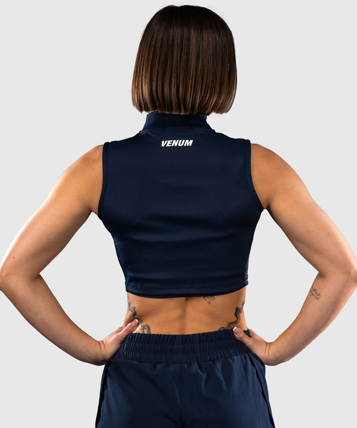Venum Sculpt Shape Crop Top Para Mujer - Azul Marino