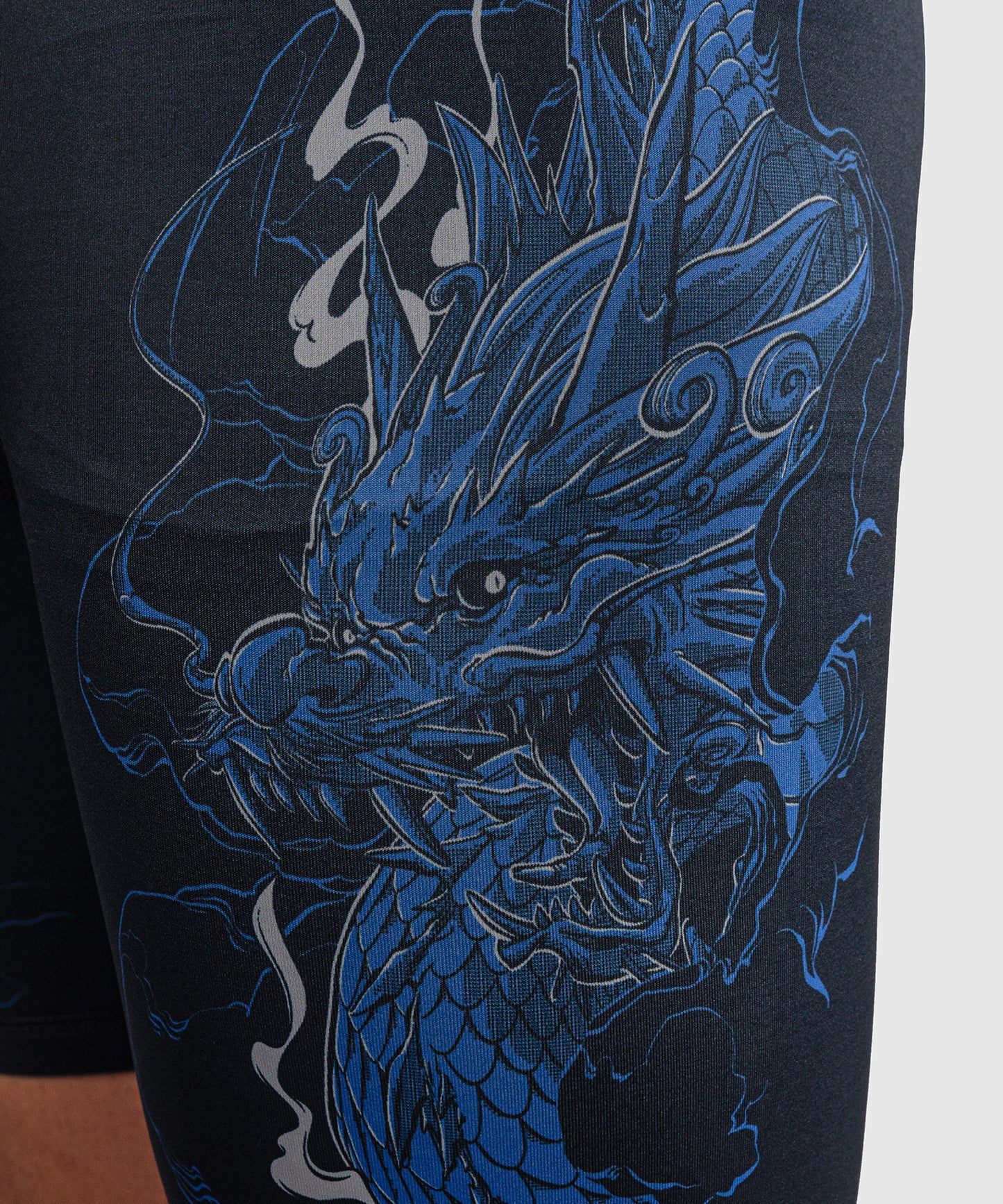 Venum Thunder Dragon Kompressionsshorts – Schwarz/Königsblau