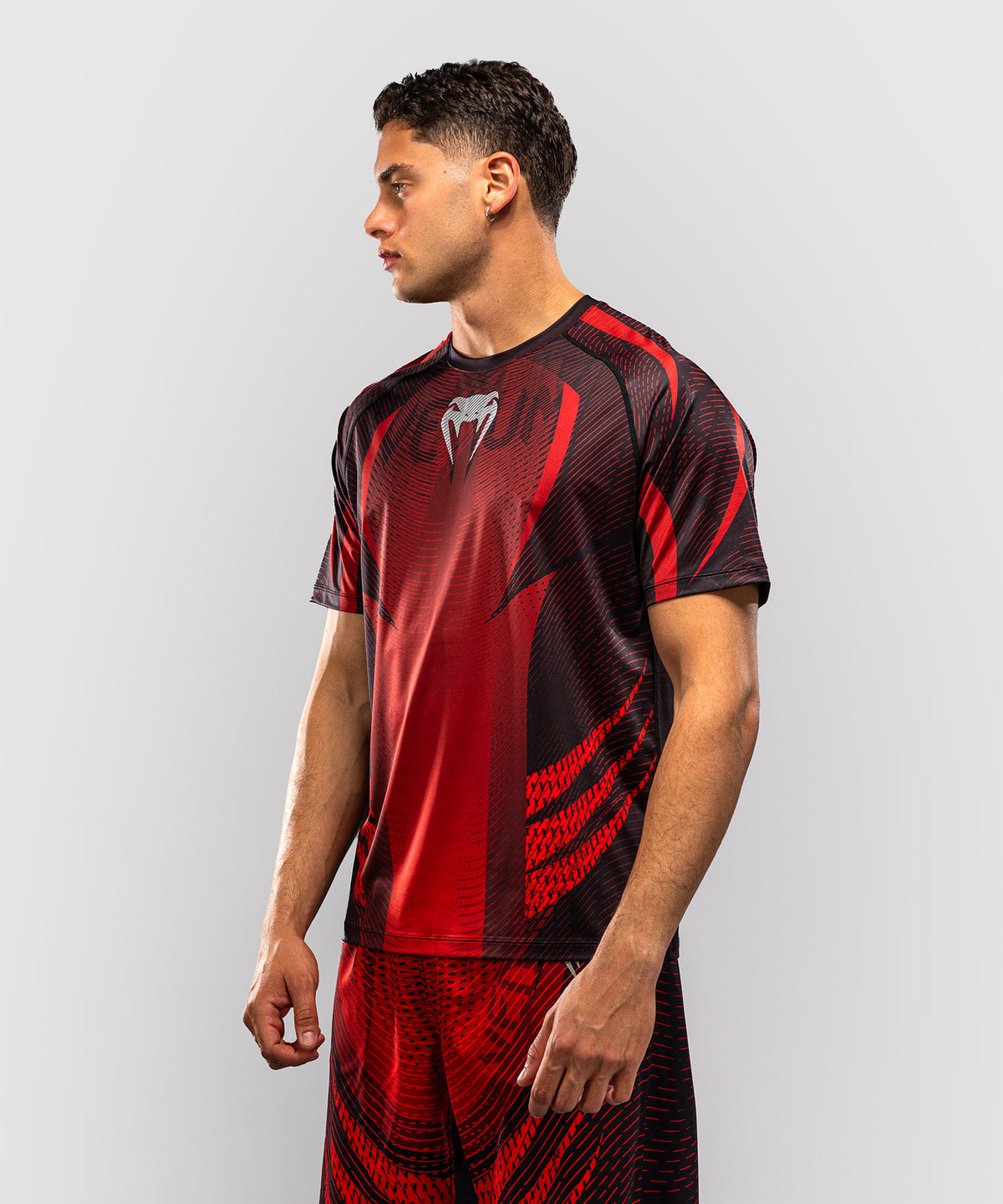 T-shirt Dry Tech Venum Galactic 3.0 - Rouge/Argent