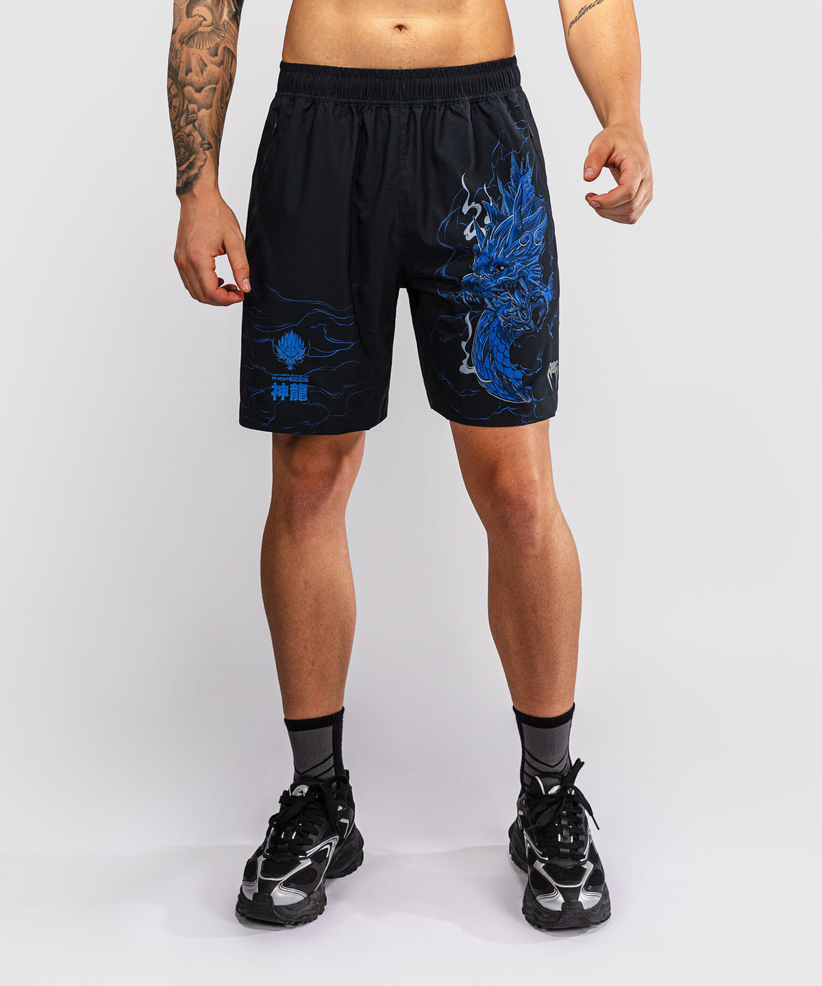 Venum Thunder Dragon Pantaloncini da Allenamento – Nero/Blu Reale