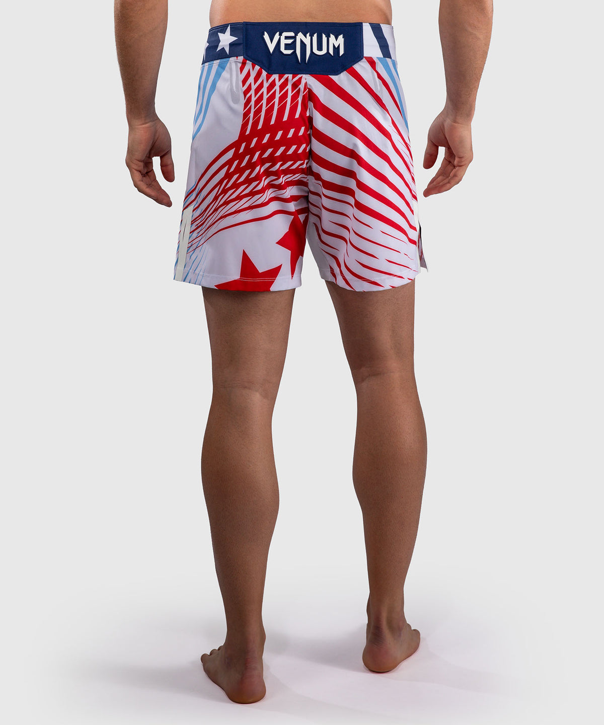 Men's Official UFC Freedom 250 by Venum White Authentic Fight Night Short Fit Fight Short