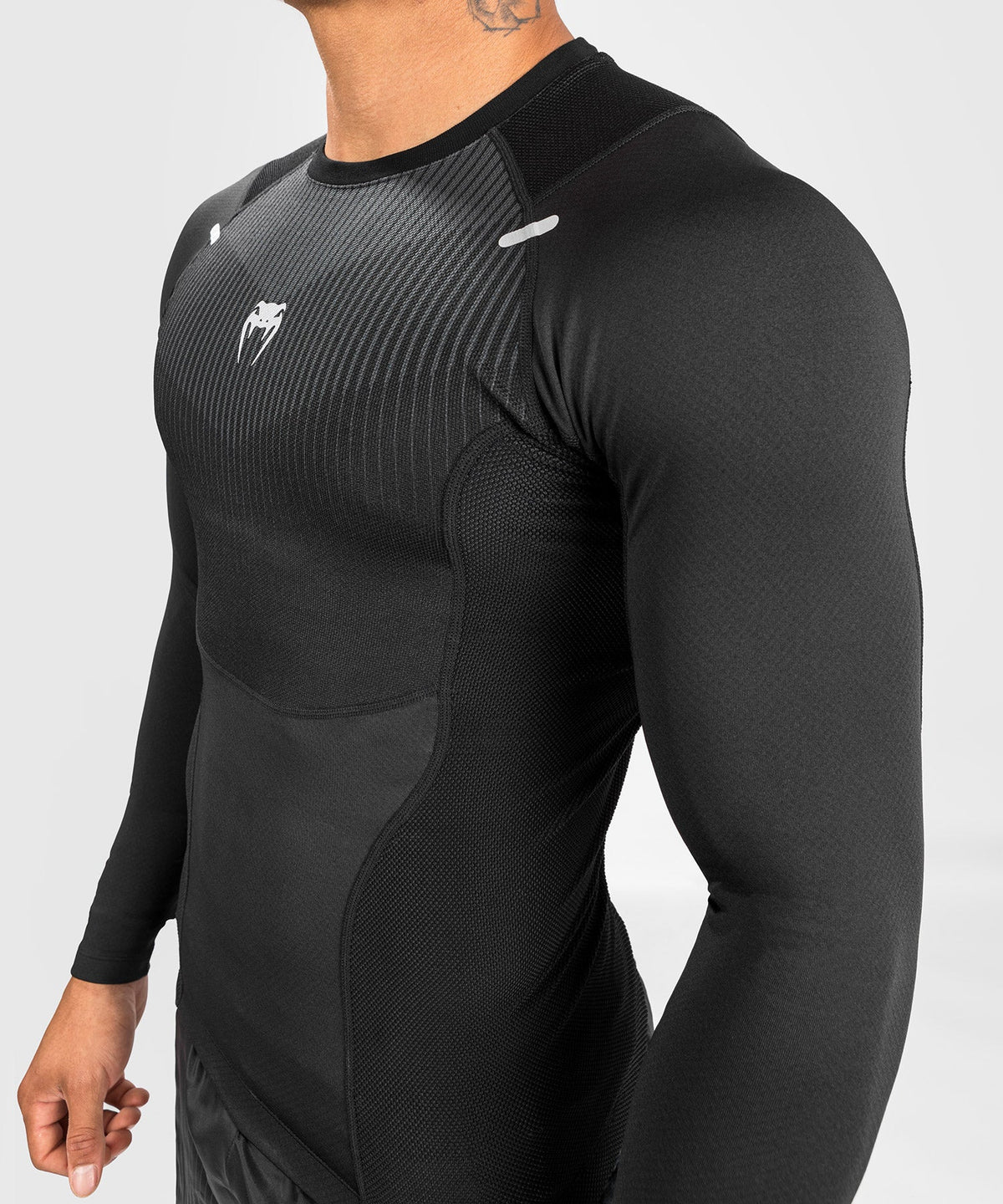 Rashguard Venum Biomecha Manches Longues - Noir/Gris