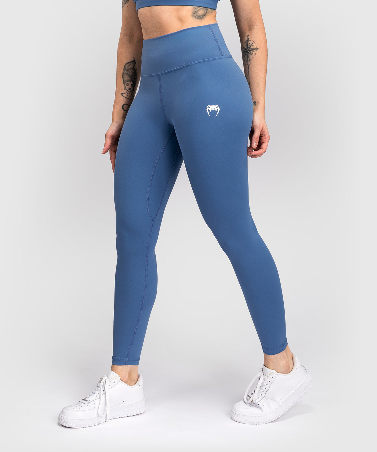 Venum Essential Leggings da Donna - Blu Tempesta