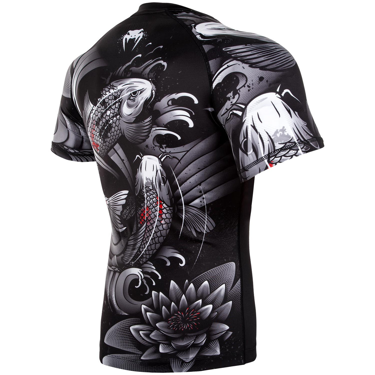 Venum Koi 2.0 Rashguard - Kurzarm - Schwarz/Weiß