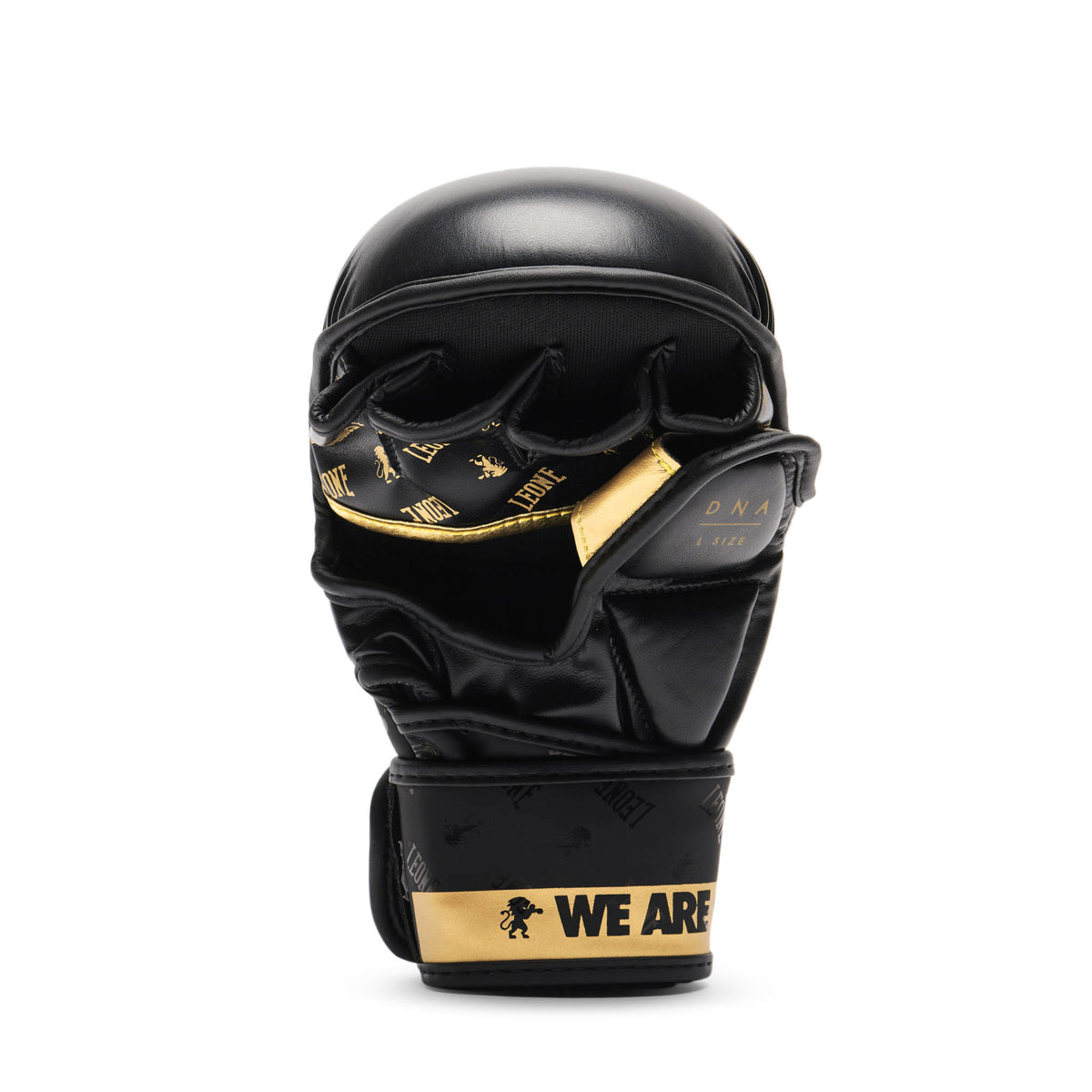 Leone DNA MMA-Sparring-Handschuhe - Schwarz/Gold