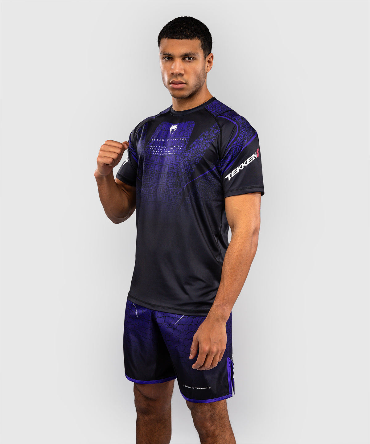 Venum x TEKKEN 8 Dry-Tech T-Shirt - Kazuya - Black/Purple