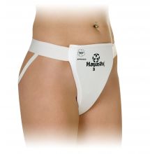 Hayashi WKF Approved Female Groin Guard - White
