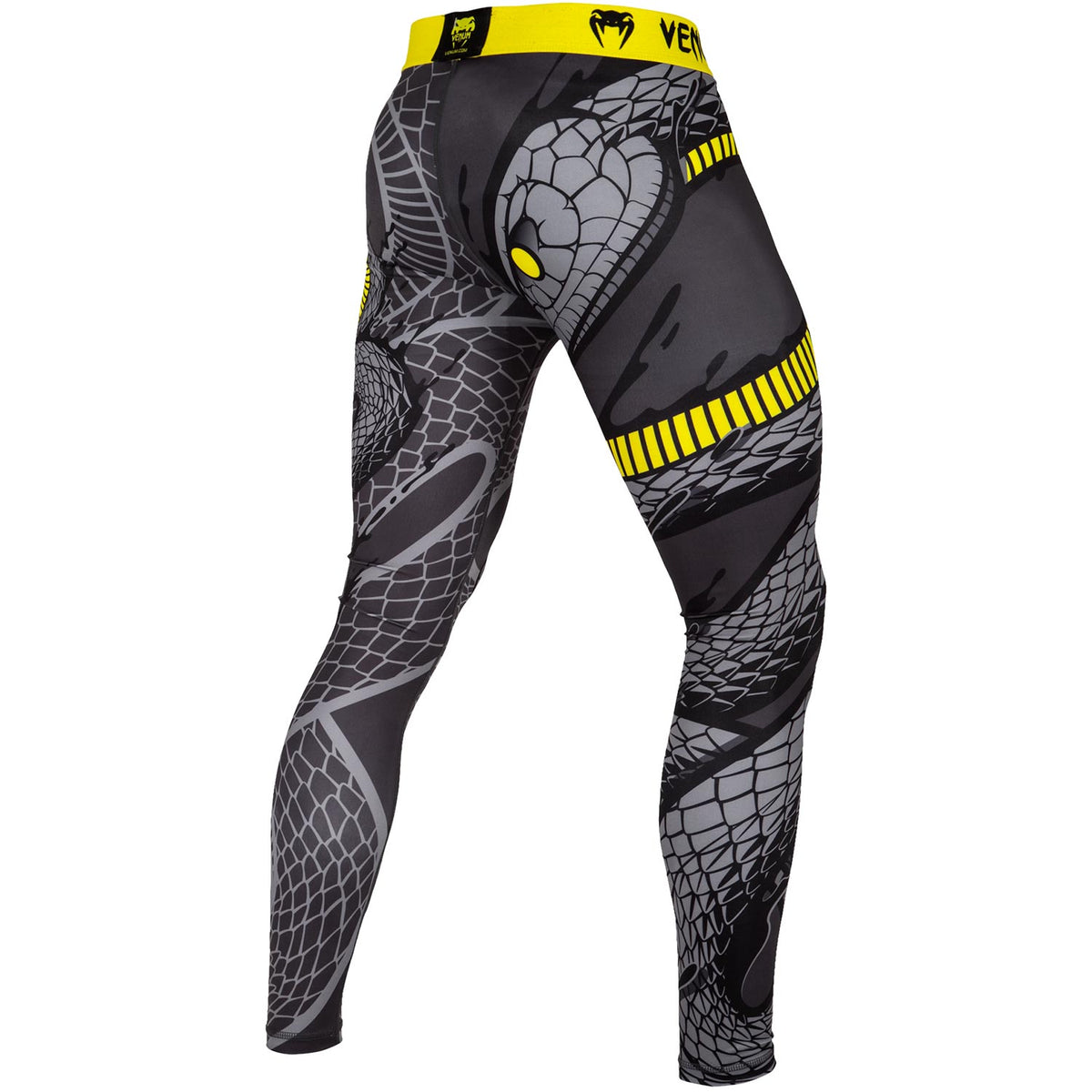 Venum Snaker Compression Tights - Black/Yellow