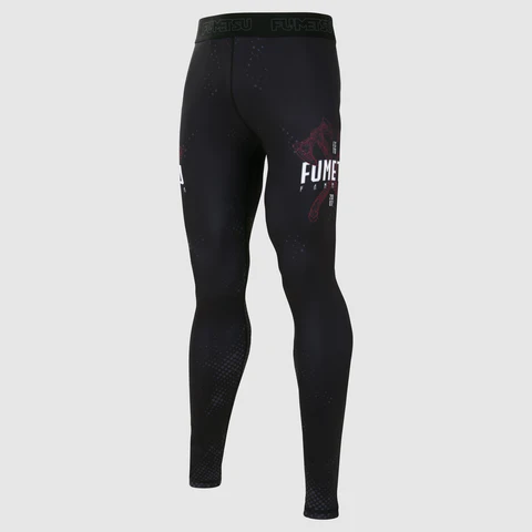 Fumetsu Berserker Pantaloni a Compressione - Nero/Rosso