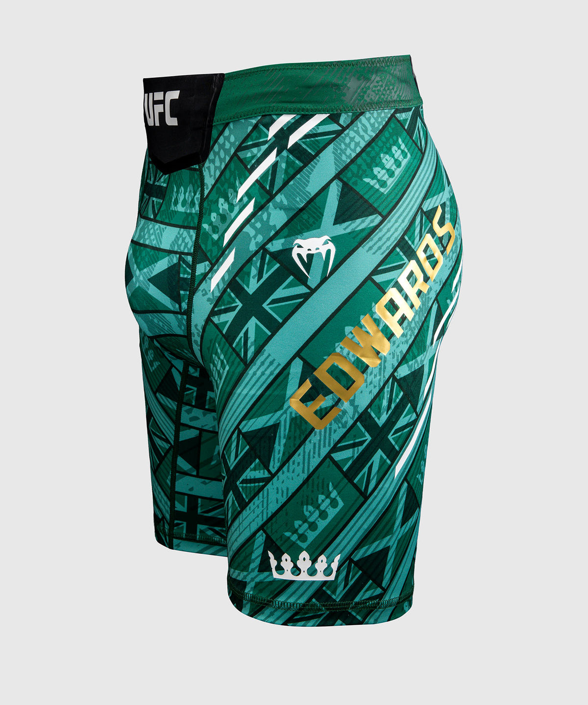 Men's UFC Unrivaled by Venum Green Leon Edwards Vale Tudo Short