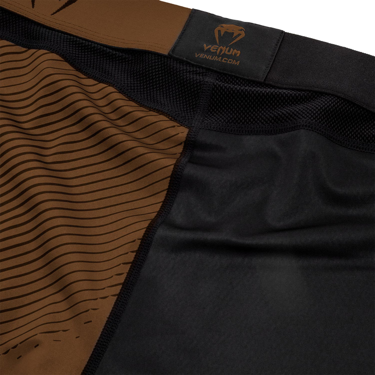 Venum NoGi 2.0 IBJJF-geprüfte Kompressionshose - Schwarz/Braun