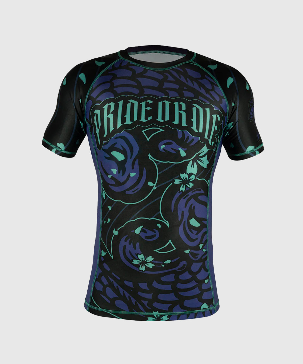 Pride Or Die Survival Of The Fittest Short Sleeve Rashguard - Black
