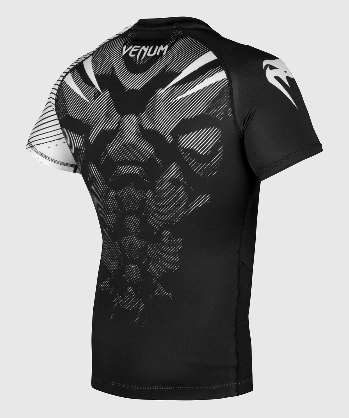 Rashguard Venum NoGi 2.0 - Manches courtes Approuvé IBJJF - Noir/Blanc