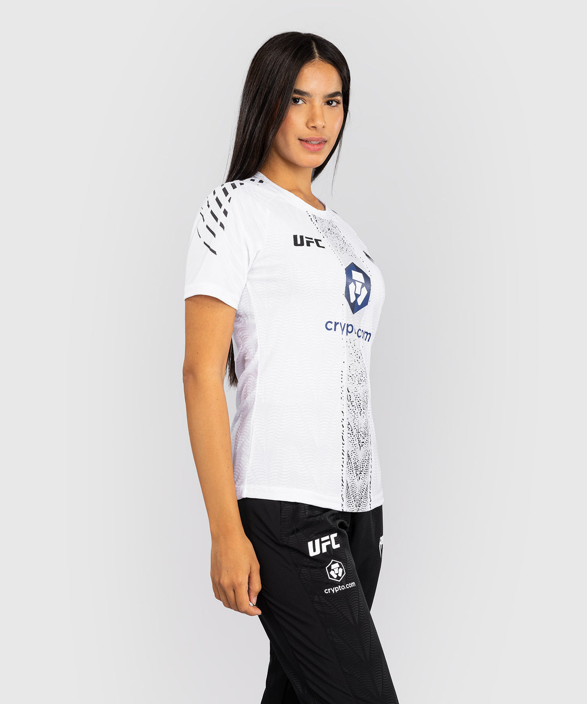 Maillot Officiel Walkout Femme UFC Zenith by Venum Authentic Fight Night - Blanc
