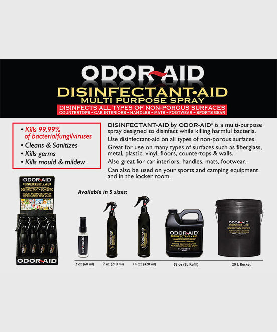 Vaporisateur Odor Aid Sport Spray – Nero