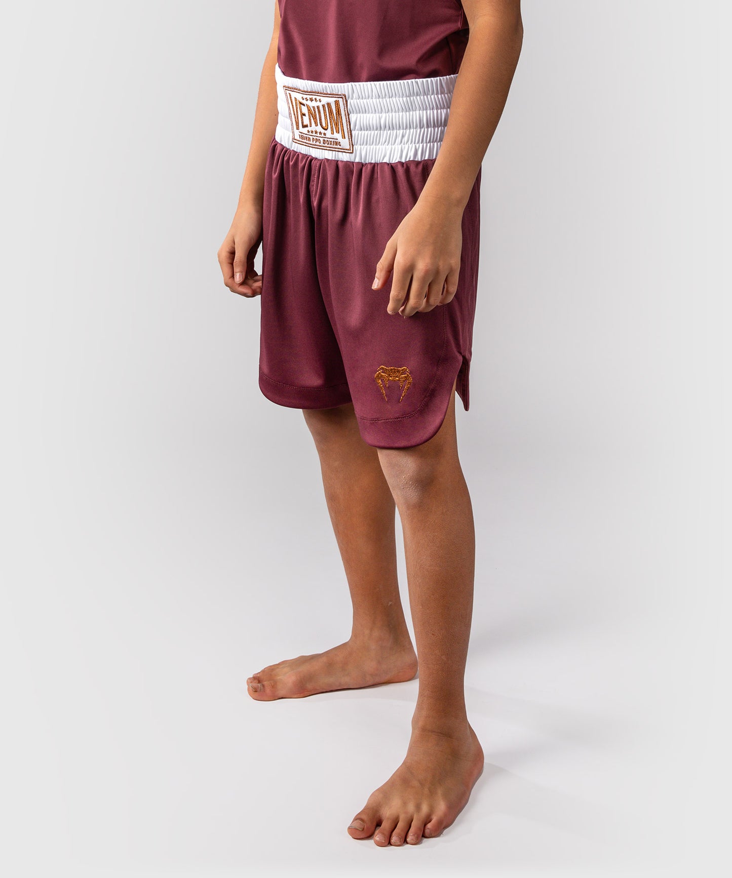 Venum Classic Short de Boxeo Para Niños – Burdeos