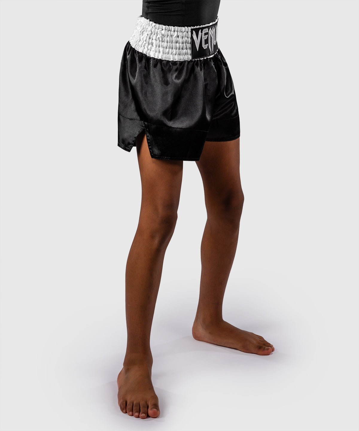 Venum Classic Muay Thai Shorts - Black/White