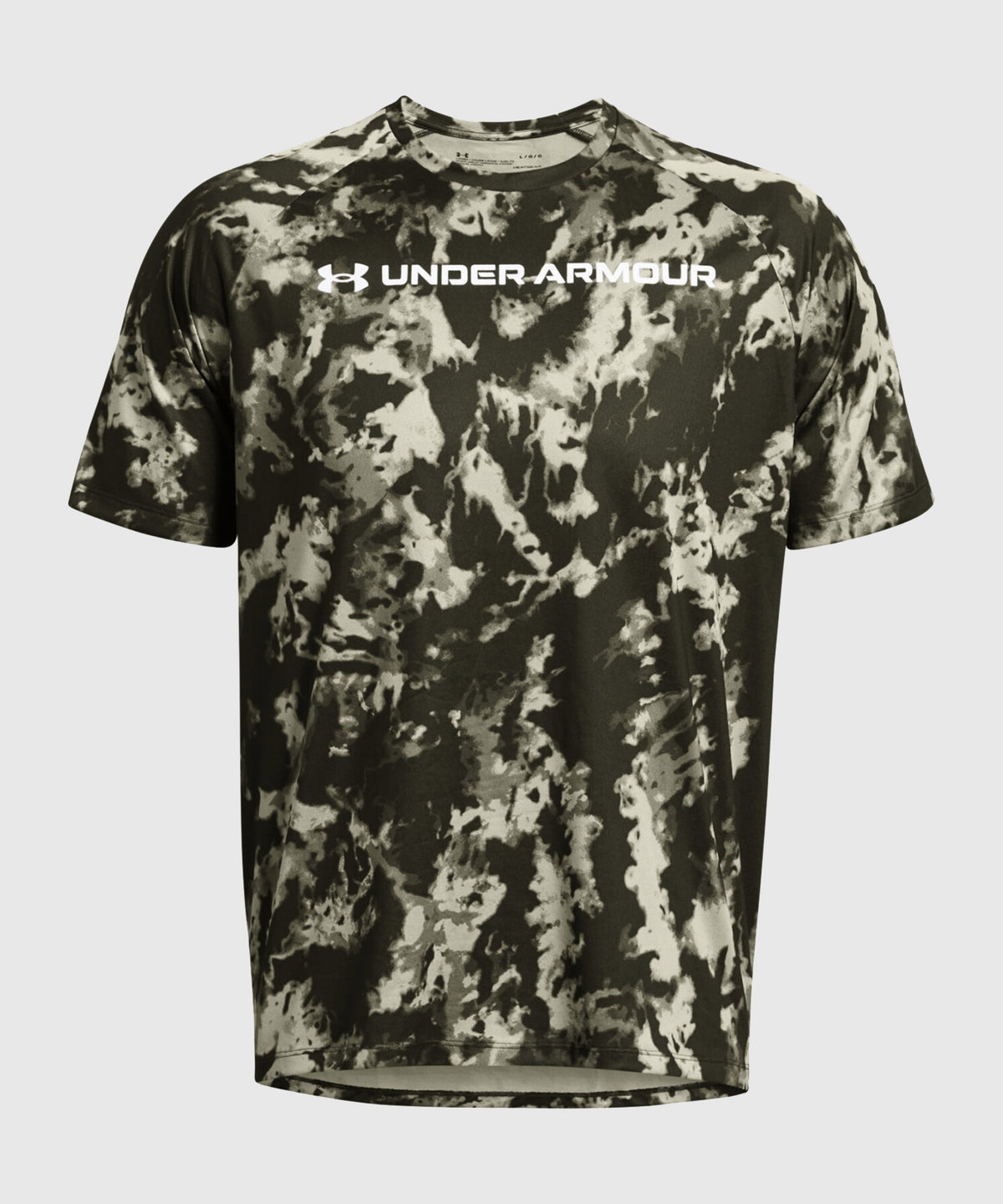 T-Shirt Under Armour Tech Abc Camo - Vert