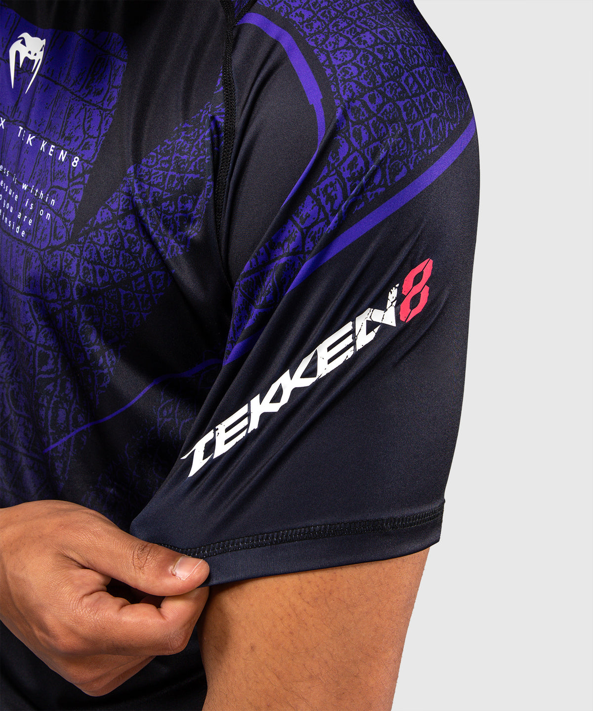 Venum x TEKKEN 8 Dry-Tech T-Shirt - Kazuya - Black/Purple