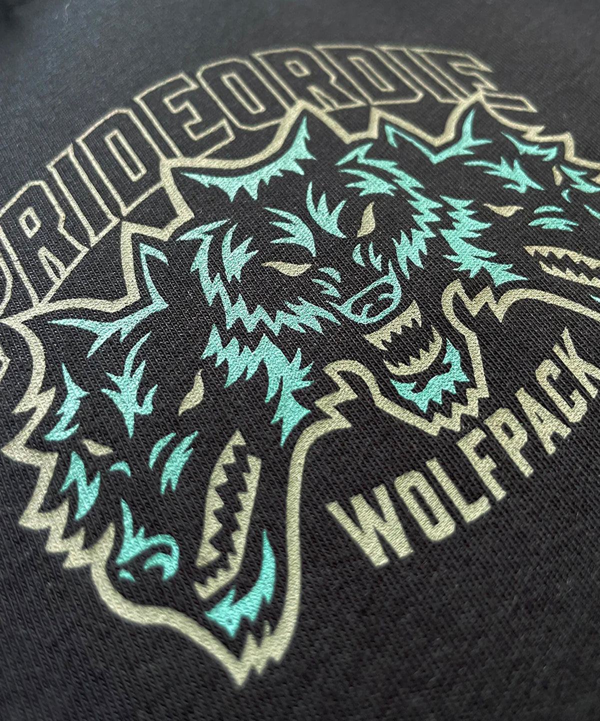 T-Shirt Pride Or Die Wolfpack V.3 - Noir