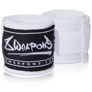 8 Weapons Bende da Boxe Semi-elastiche – Bianco