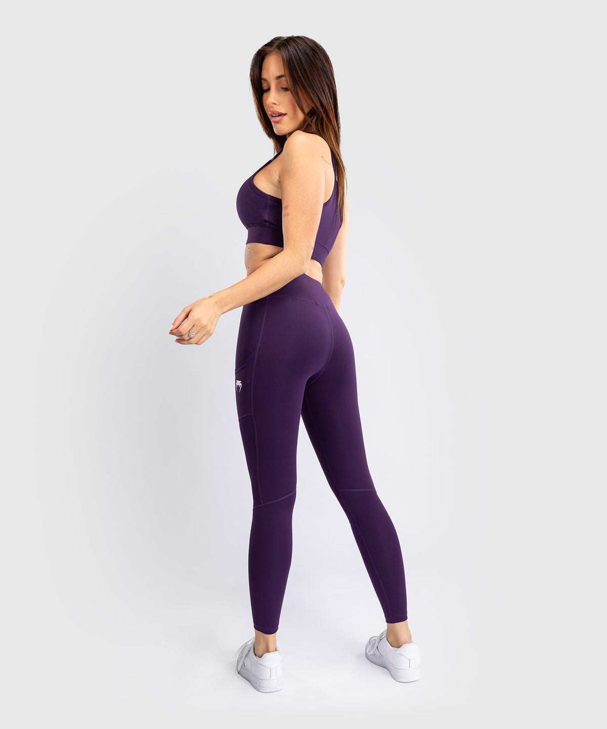 Venum Essential Performance Leggings da Donna - Viola Scuro
