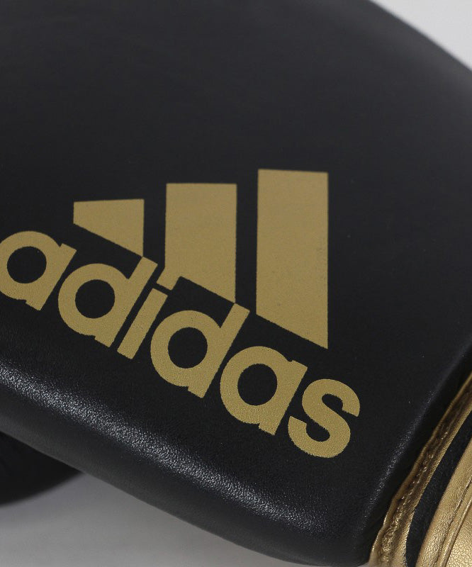Adidas Hybrid 200 Guantoni da Boxe - Nero/Oro
