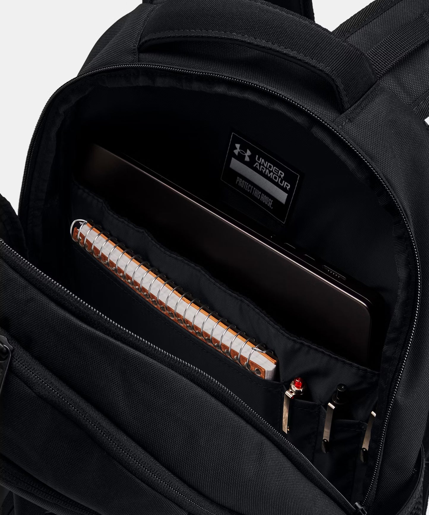 Under Armour Ua Hustle 6.0 Mochila Deportiva – Negro/Negro