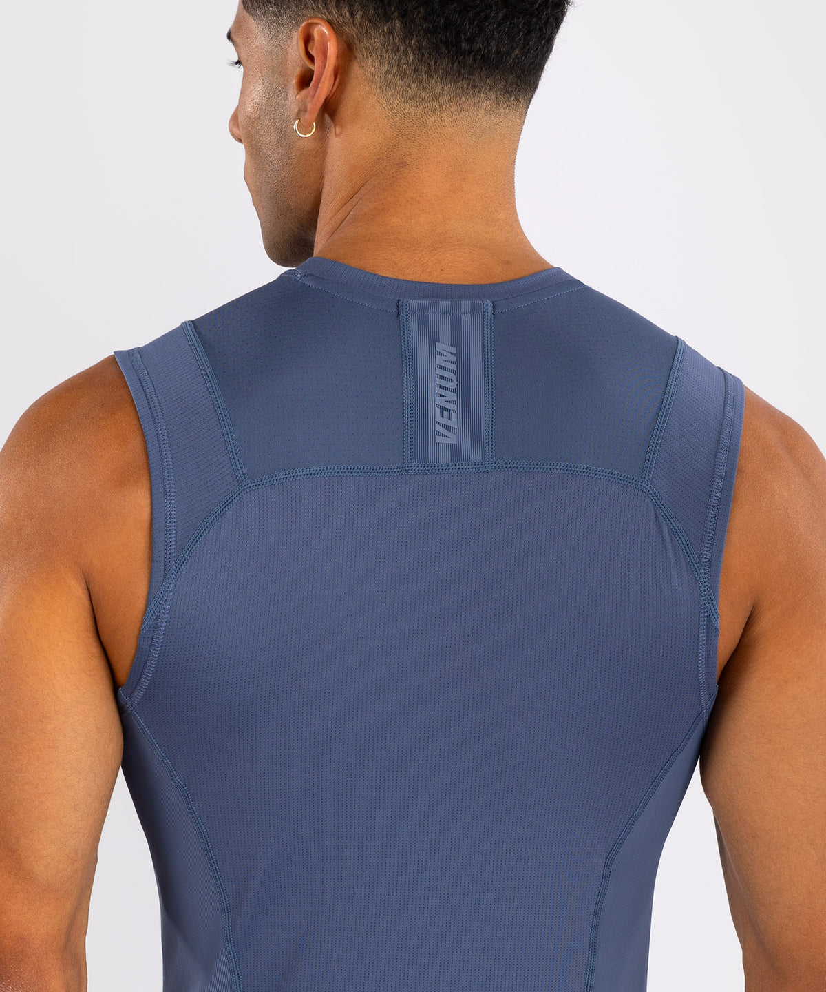 Venum G-Fit Air Rashguard sin Mangas para Hombre - Azul Niebla