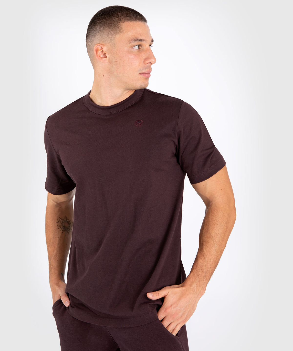 T-shirt Venum Silent Power - Marron Foncé