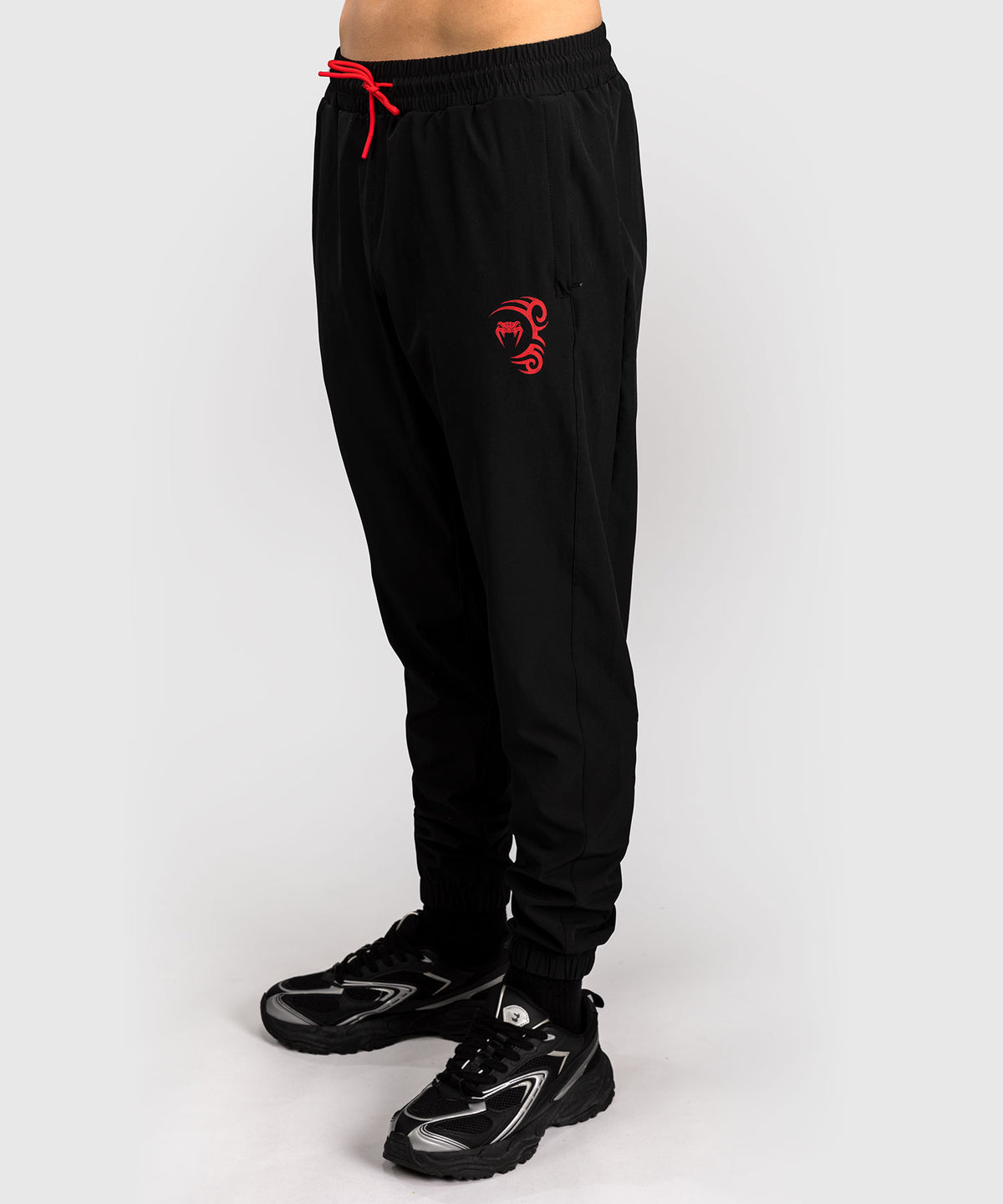 Venum x Mike Tyson Tiger Joggers - Deep Black/Intense Red