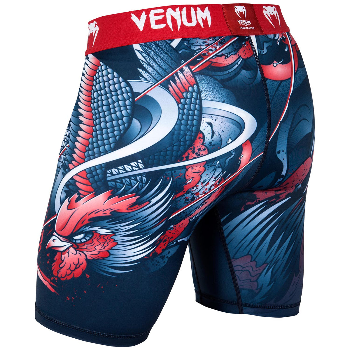Venum Rooster Compression Short - Navy/Orange
