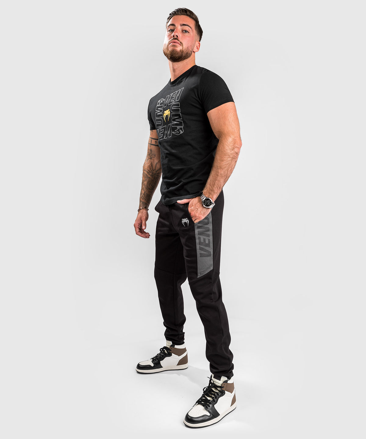 T-shirt Venum Arena - Noir/Or