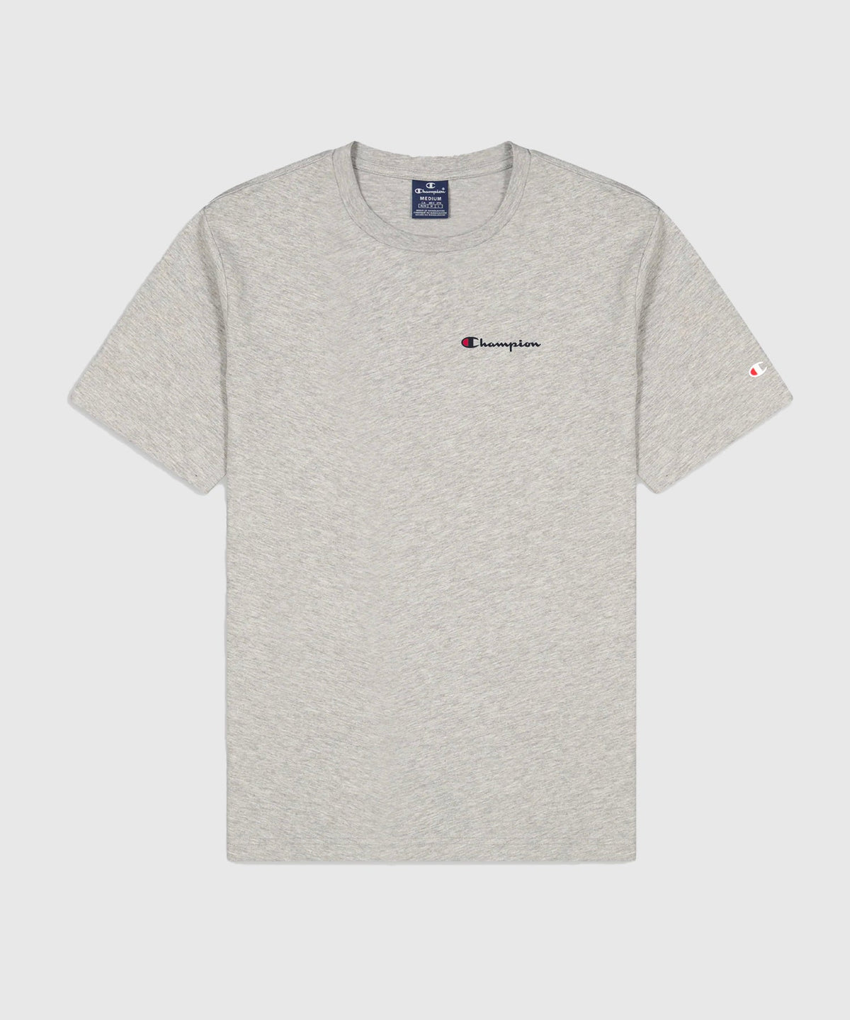 T-Shirt Champion Legacy Petit Logo – Gris Chiné