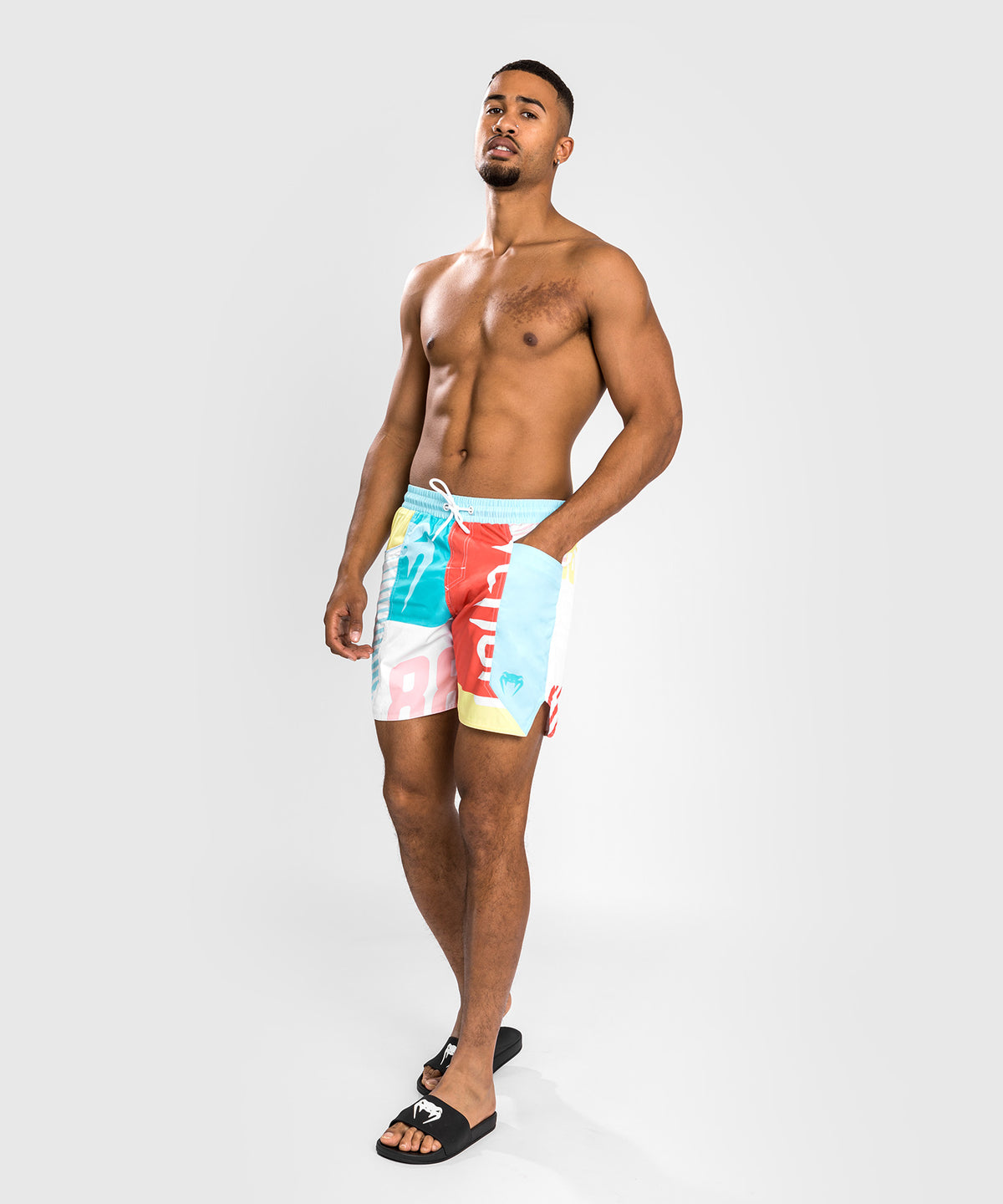 Venum Summer 88 Boardshorts - Clearwater Blue/Flame Red