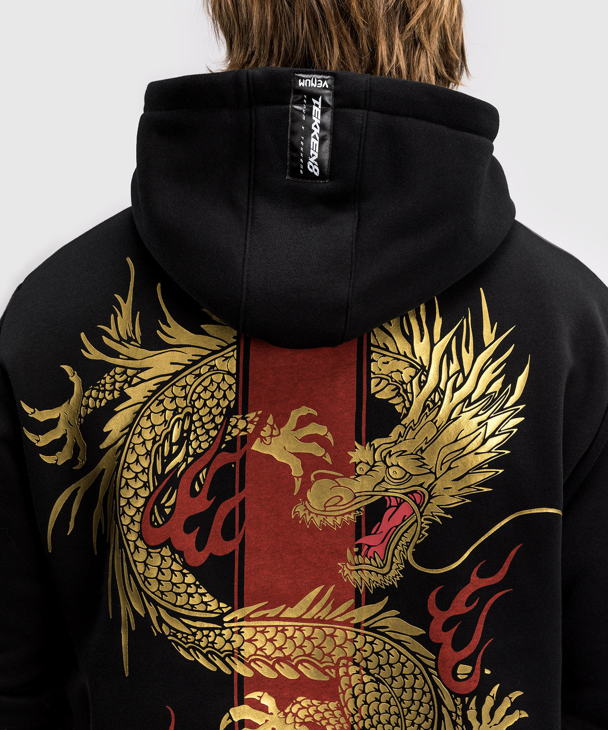 Venum x TEKKEN 8 - Marshall Law Sudadera - Negro/Rojo/Oro