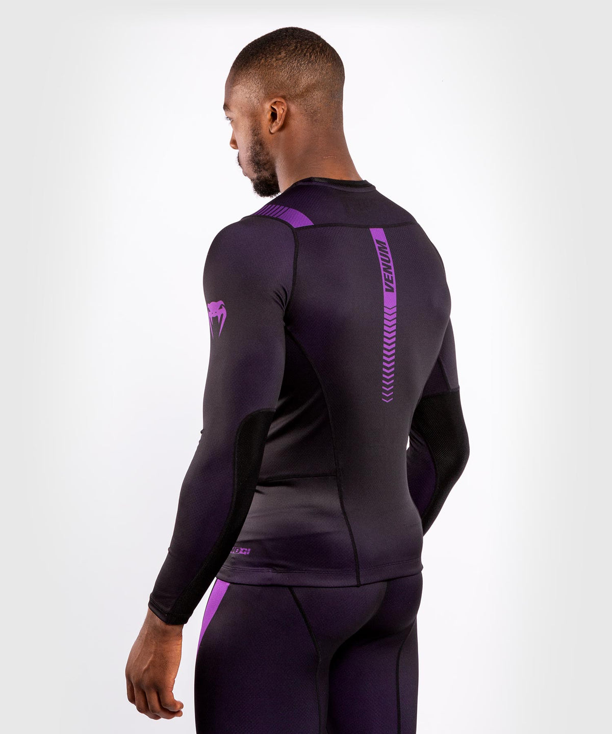 Venum NoGi 3.0 Rashguard - Long Sleeves - Black/Purple