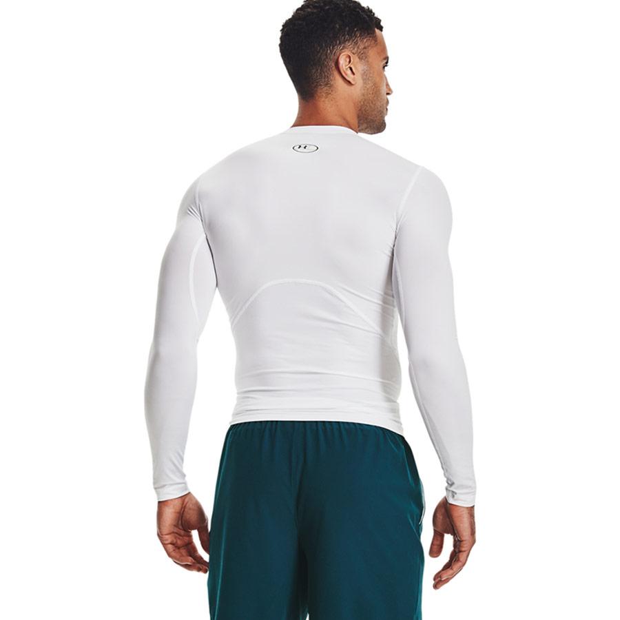 T-shirt Under Armour HeatGear® Armour - Manches Longues - Blanc