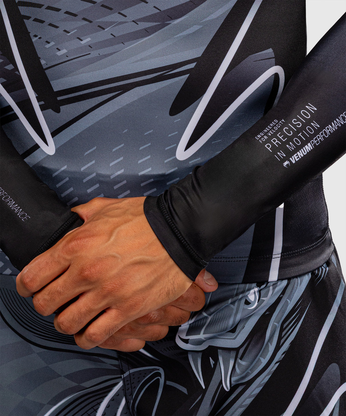 Venum Crimson Viper 2.0 Rashguard de manga larga - Negro/Gris