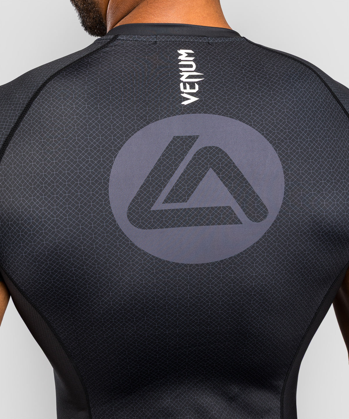 Venum x Roger Gracie Academy Short Sleeve Rashguard - Black